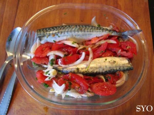 Maquereaux Créoles aux Christophines, du petit Bistro de Mamigoz - Préparation etape 1