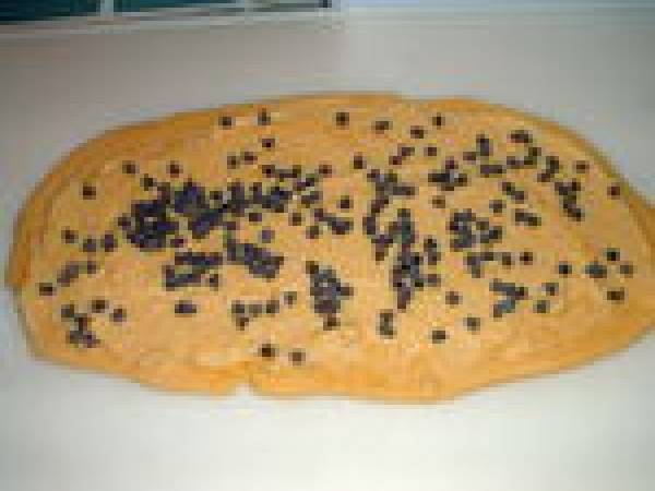 Brioche torsadée à la crème pâtissière et aux pépites de chocolat - Préparation etape 2