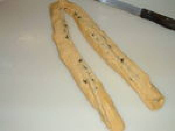 Brioche torsadée à la crème pâtissière et aux pépites de chocolat - Préparation etape 5