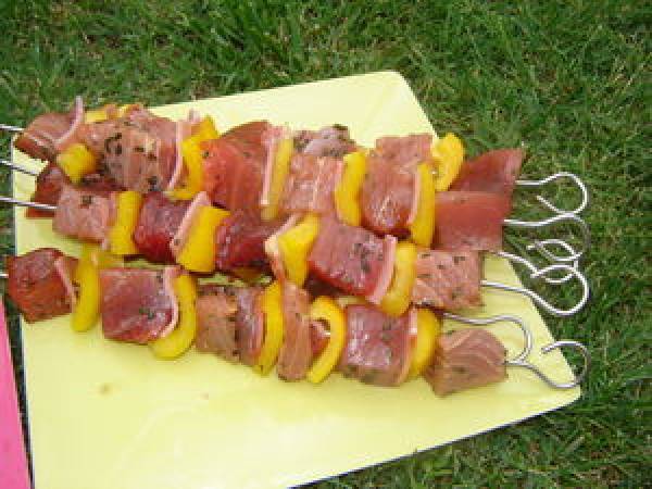 Brochettes de la mer pour BBQ de fête des mères - Préparation etape 3