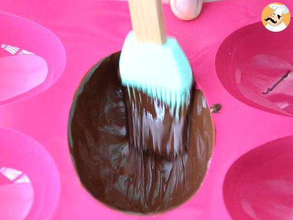 Oeufs en chocolat de Pâques - Préparation etape 7