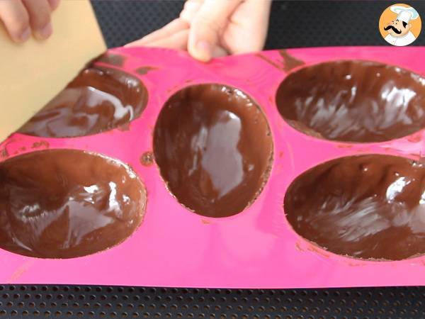 Oeufs en chocolat de Pâques - Préparation etape 8
