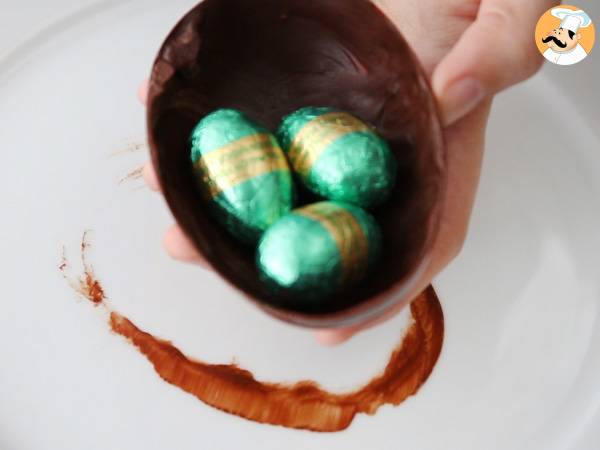 Oeufs en chocolat de Pâques - Préparation etape 11