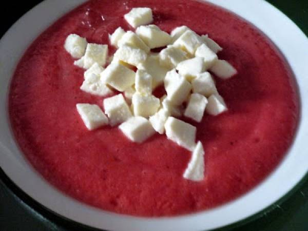 Italienisches Gaspacho italien - Préparation etape 2