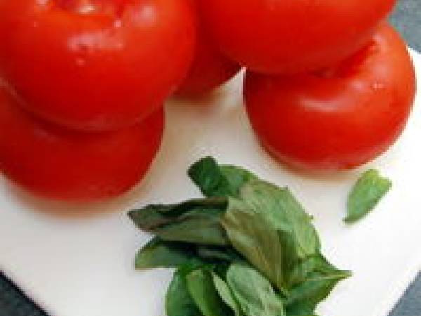 Tarte à la tomate, basilic & mozzarella - Préparation etape 3