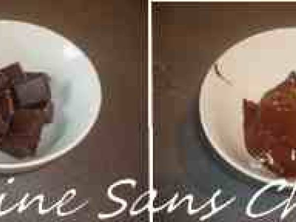 Nids de Pâques à la ganache chocolat carambar - Préparation etape 2