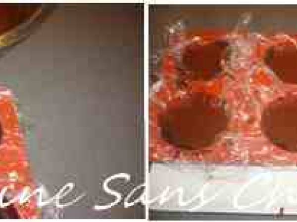 Nids de Pâques à la ganache chocolat carambar - Préparation etape 7