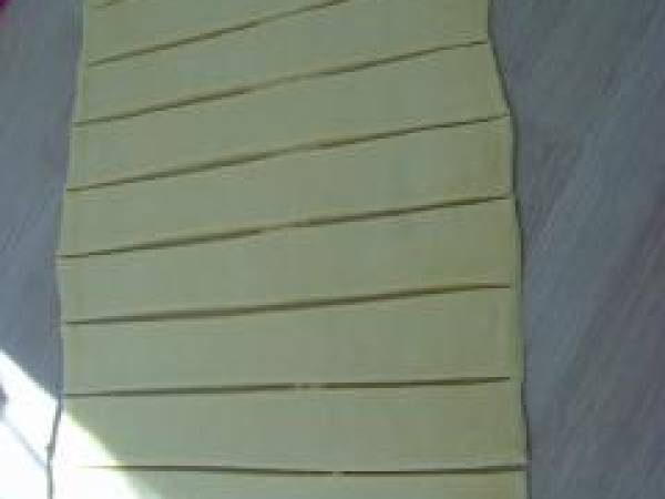 Torsades briochées à la crème pâtissière et aux pépites de chocolat - Préparation etape 4