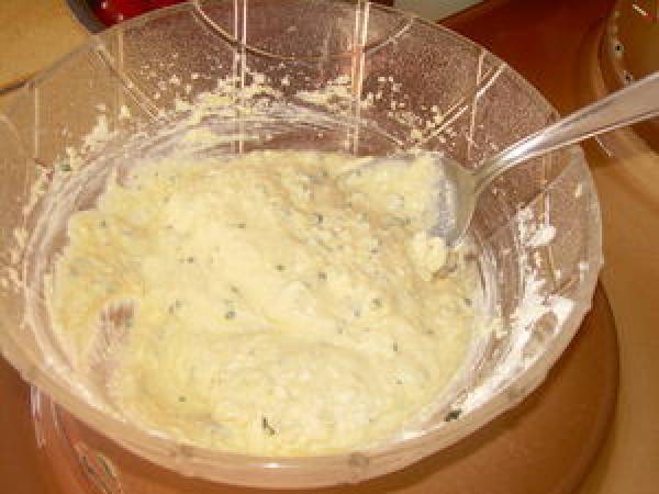 Tarte de ricotta et bourrache - Préparation etape 3