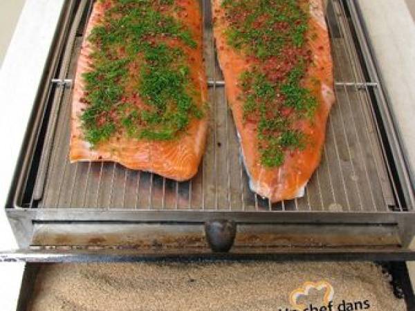 Saumon Fumé aux Baies Roses à l'Aneth de A à Z - Préparation etape 5