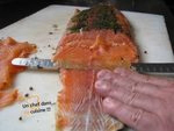 Saumon Fumé aux Baies Roses à l'Aneth de A à Z - Préparation etape 7