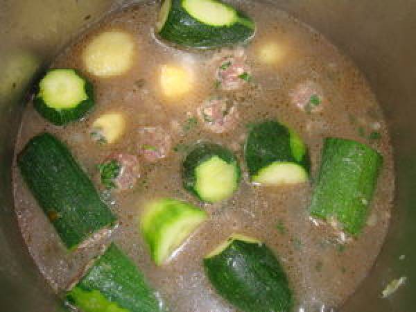 Dolma Algérienne (Légume Farcis en sauce) - Préparation etape 5