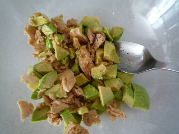 Salade de riz au bord de l'océan - Meeres - Reissalat - Préparation etape 1