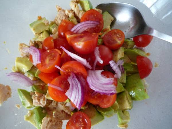 Salade de riz au bord de l'océan - Meeres - Reissalat - Préparation etape 2