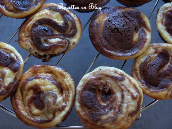 BROWNIES CHOCOLAT NOIR FROMAGE BLANC - Préparation etape 7
