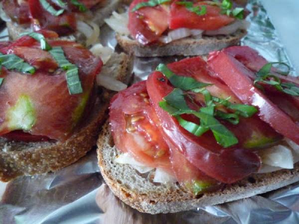 Tartine des sardines Moraga - Sardinenschnittchen Moraga - Préparation etape 3