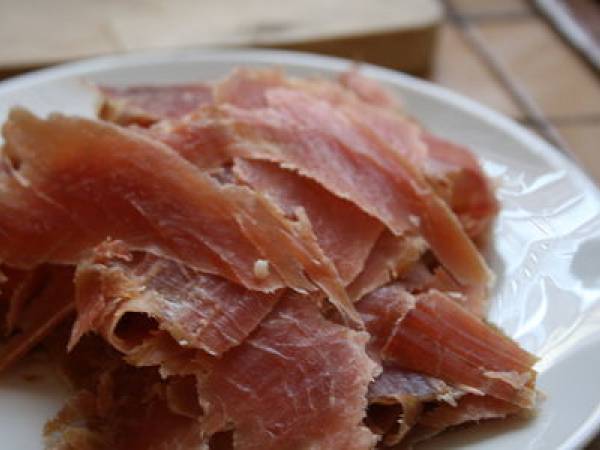 Terrine de Melon et Serrano en gelée de porto - Préparation etape 2