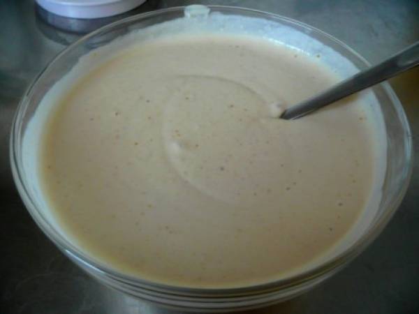 L'incontournable tiramisu végétal - Préparation etape 3