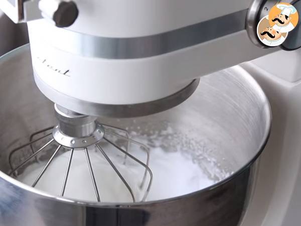 Gâteau magique à la vanille pas à pas et vidéo - Préparation etape 2