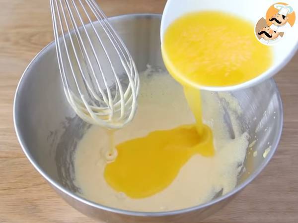 Gâteau magique à la vanille pas à pas et vidéo - Préparation etape 4
