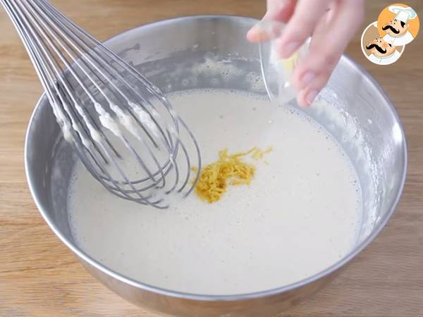 Gâteau magique à la vanille pas à pas et vidéo - Préparation etape 6