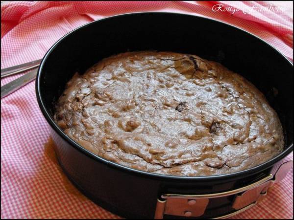 Brownie fondant et croquant aux amandes - Préparation etape 5
