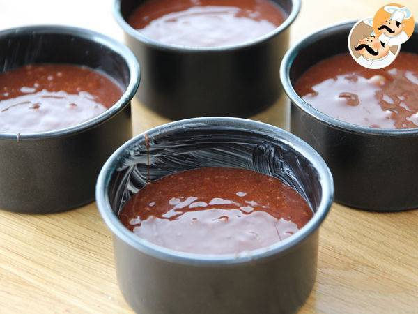 Fondant au chocolat et son coeur ultra coulant pas à pas - Préparation etape 6