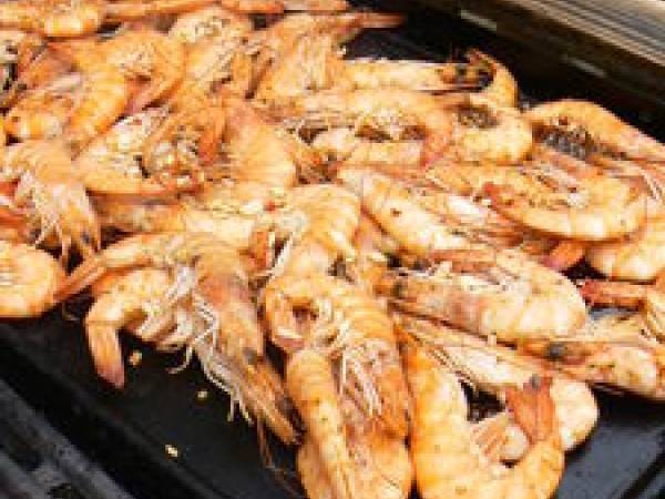Crevettes sautées au Ponzu à la plancha - Préparation etape 4