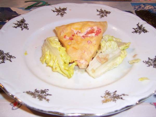 Brick tomate et vache qui rit - Préparation etape 4