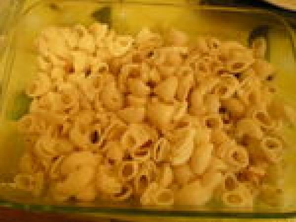 Gratin de pates au mont d'or - Préparation etape 4