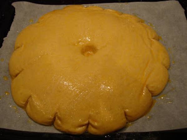 Khobz Dar ? Pain à la semoule et aux graines de nigelle - Préparation etape 4