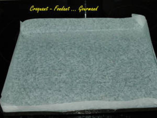 PAVÉ DOUBLE CHOCOLAT au COINTREAU - Préparation etape 1