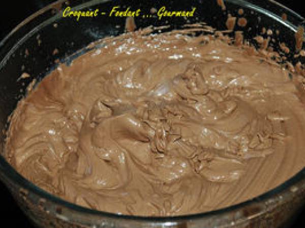 PAVÉ DOUBLE CHOCOLAT au COINTREAU - Préparation etape 4