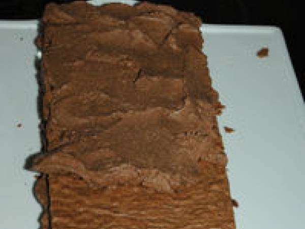 PAVÉ DOUBLE CHOCOLAT au COINTREAU - Préparation etape 6