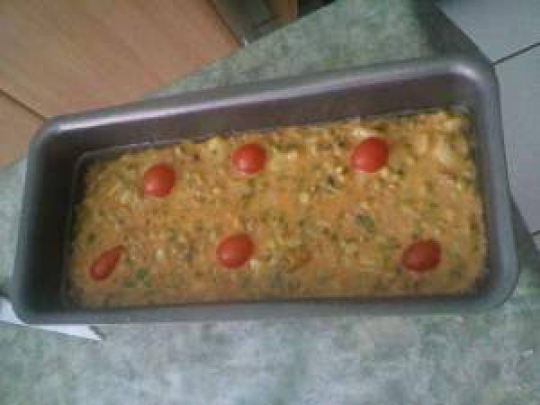 Omelette cake aux petits pois et pomme de terre - Préparation etape 3