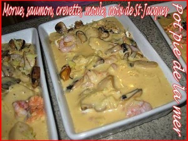 Pot Pie de la mer - Préparation etape 6