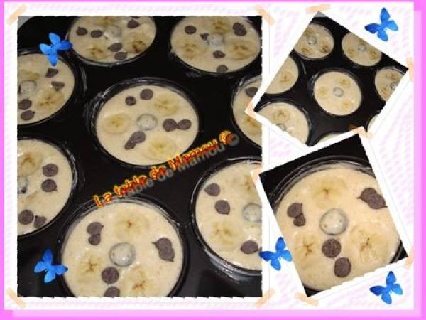 Beignets à la banane et aux pépites de chocolat - Préparation etape 5