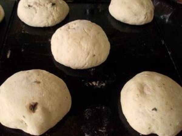 Petits pain aux olives et lardons - Préparation etape 5