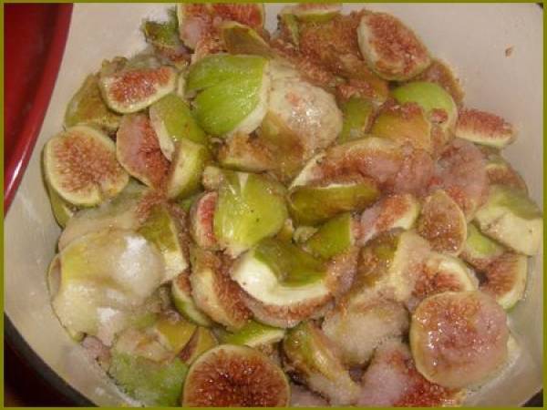 Confiture de figues blanche... - Préparation etape 1