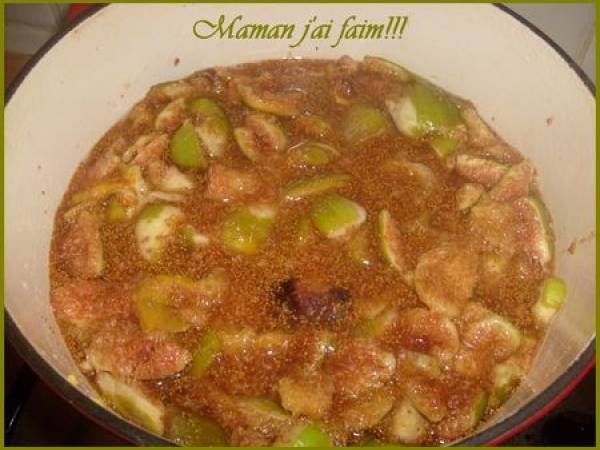 Confiture de figues blanche... - Préparation etape 2
