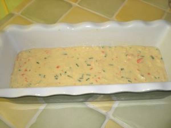 CAKE SALE AU SURIMI RAPE - Préparation etape 2