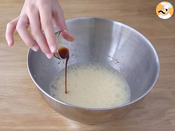 Pancakes aux pépites de chocolat - Préparation etape 2