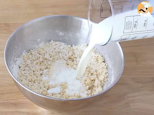 Pancakes aux pépites de chocolat - Préparation etape 4