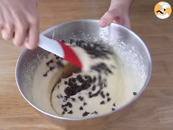 Pancakes aux pépites de chocolat - Préparation etape 5