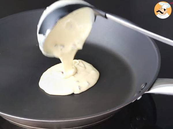 Pancakes aux pépites de chocolat - Préparation etape 6