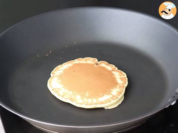 Pancakes aux pépites de chocolat - Préparation etape 7