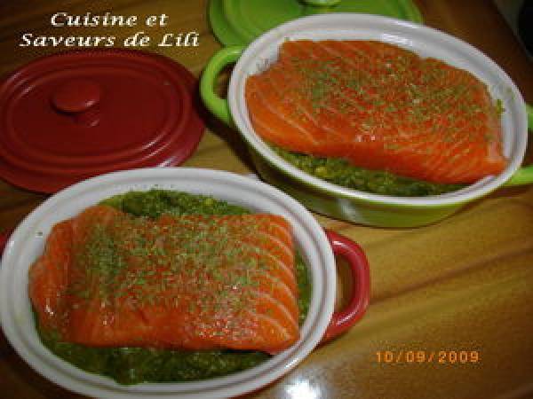 Pavés de truite aux tétragones - Préparation etape 6