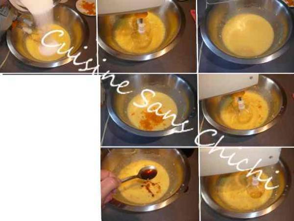 Gâteau renversé aux oranges et épices. - Préparation etape 5