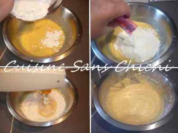 Gâteau renversé aux oranges et épices. - Préparation etape 6