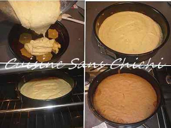 Gâteau renversé aux oranges et épices. - Préparation etape 8